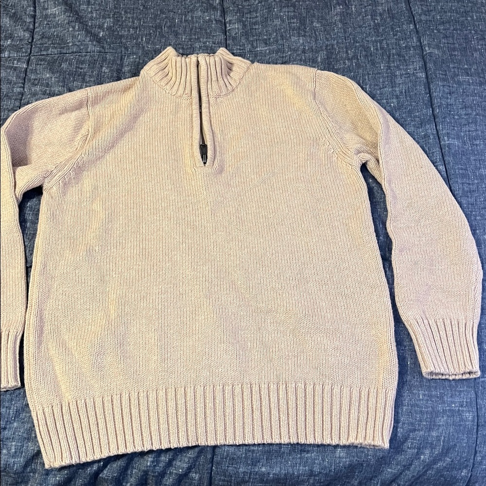 Cherokee Beige and Brown Knit Sweater
Smoke free home.